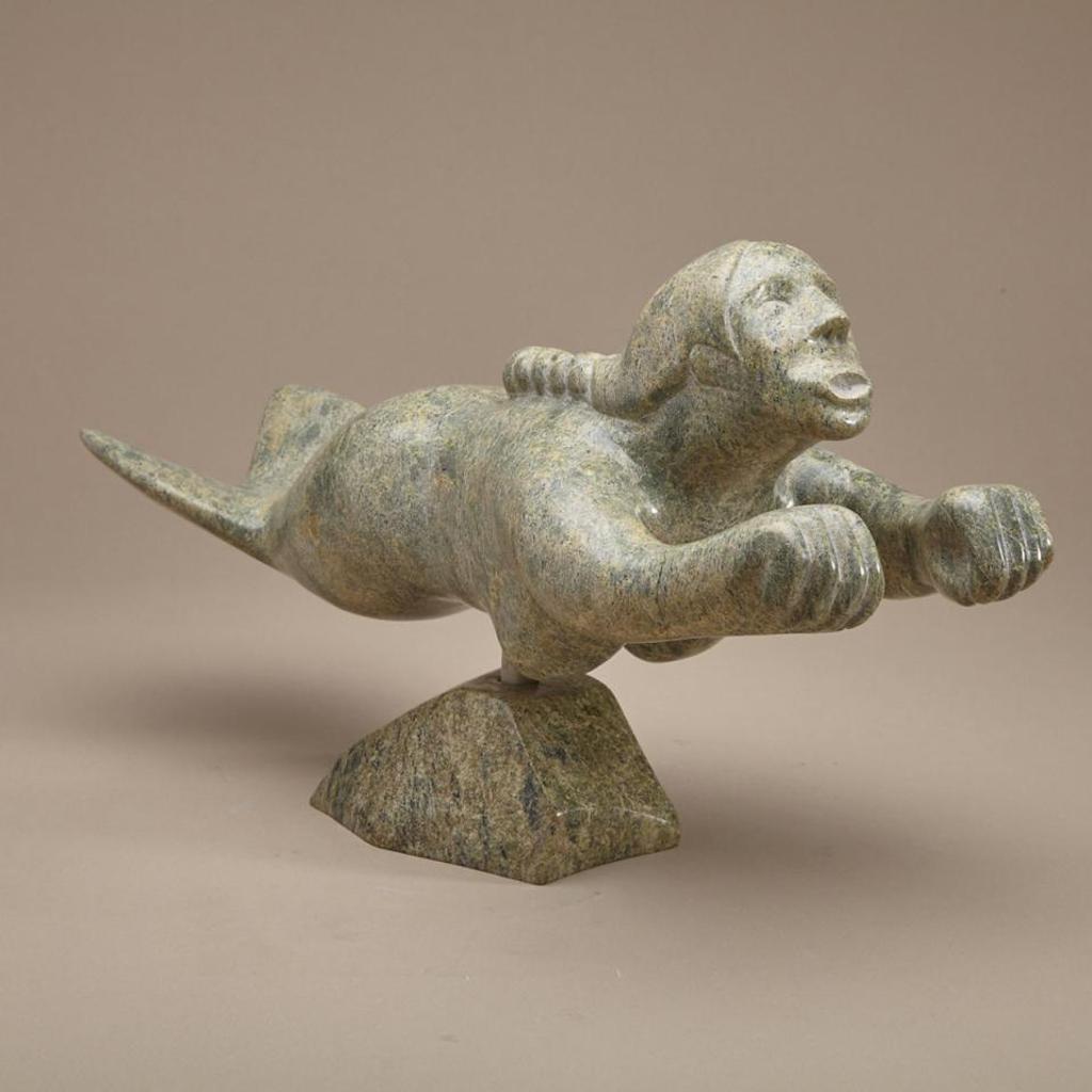 Pauloosie Tunnillie (1976) - Swimming Sedna With Plaited Hair