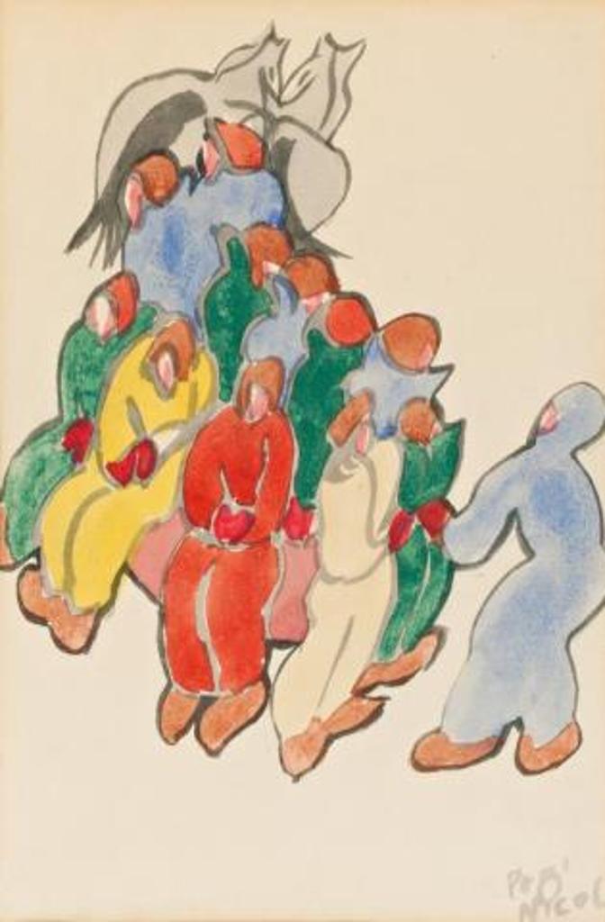 Pegi Margaret Kathleen Nicol MacLeod (1904-1949) - Horse Drawn Sleigh