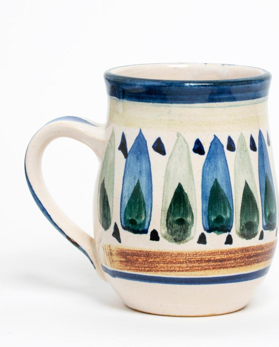 Hansen-Ross Studio - Cup with Blue Design