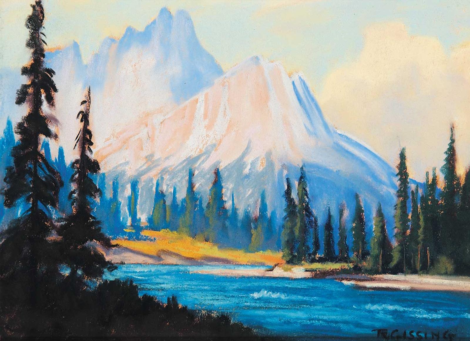 Roland Gissing (1895-1967) - Untitled - In the Rockies