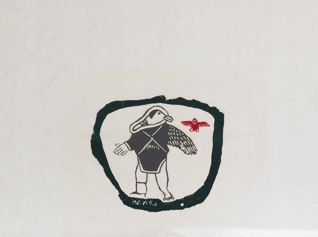 Davidialuk Alasua Amittu (1910-1976) - Eskimo Woman Transformed Into A Sea Gull