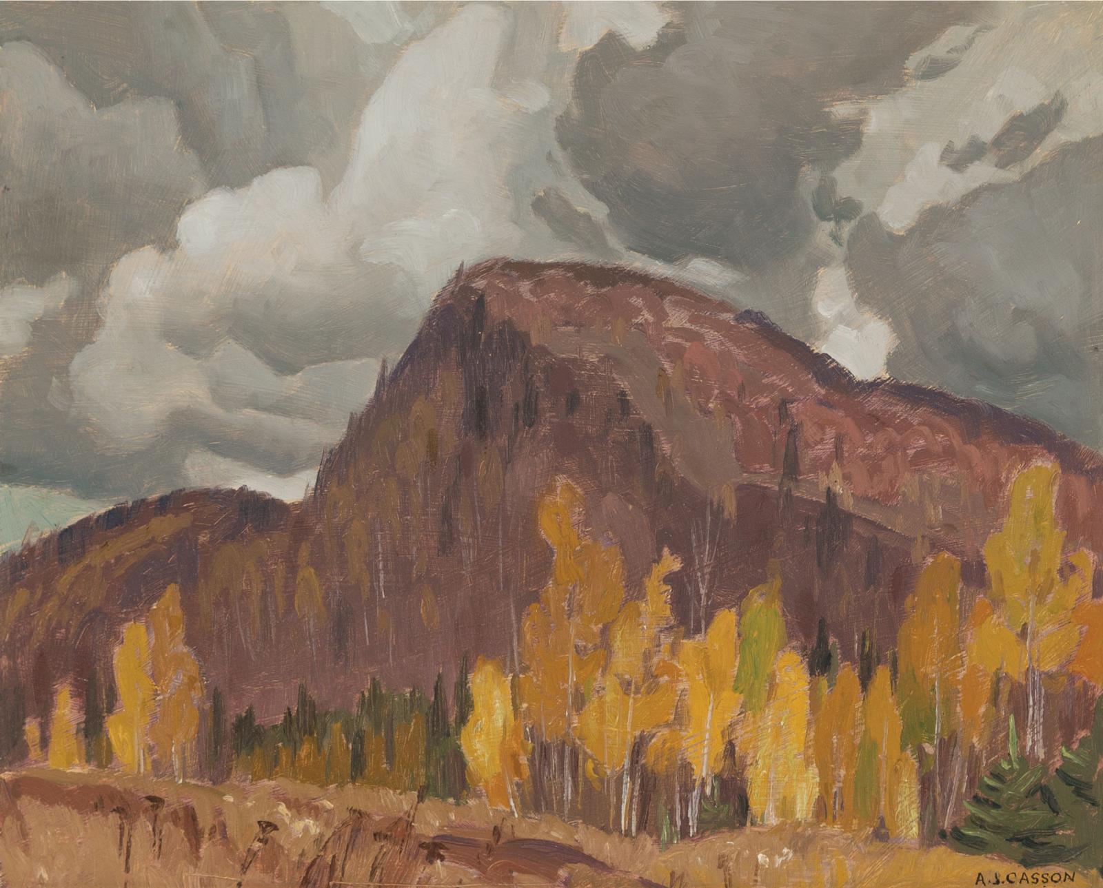 Alfred Joseph (A.J.) Casson (1898-1992) - October Near Buck Hill, Bird's Creek, C.1968