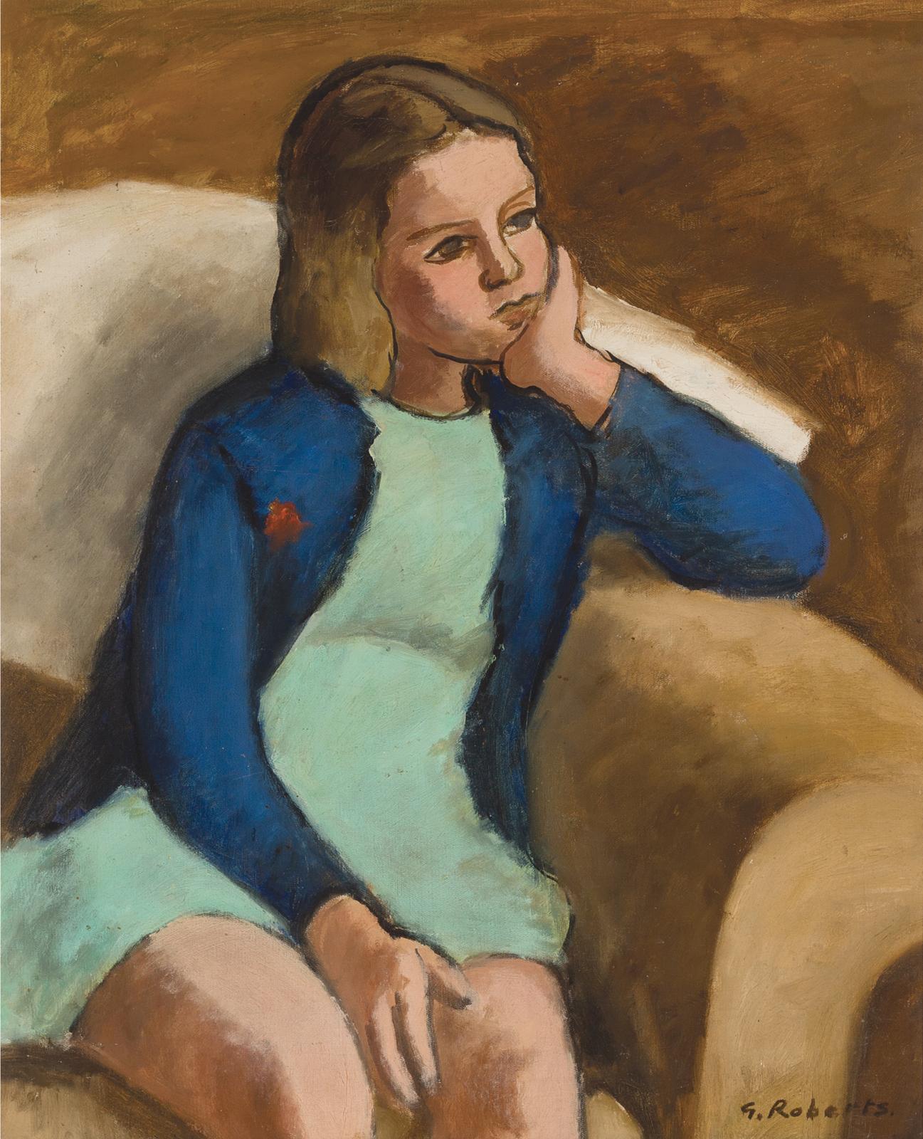 William Goodridge Roberts (1921-2001) - Flora In An Armchair
