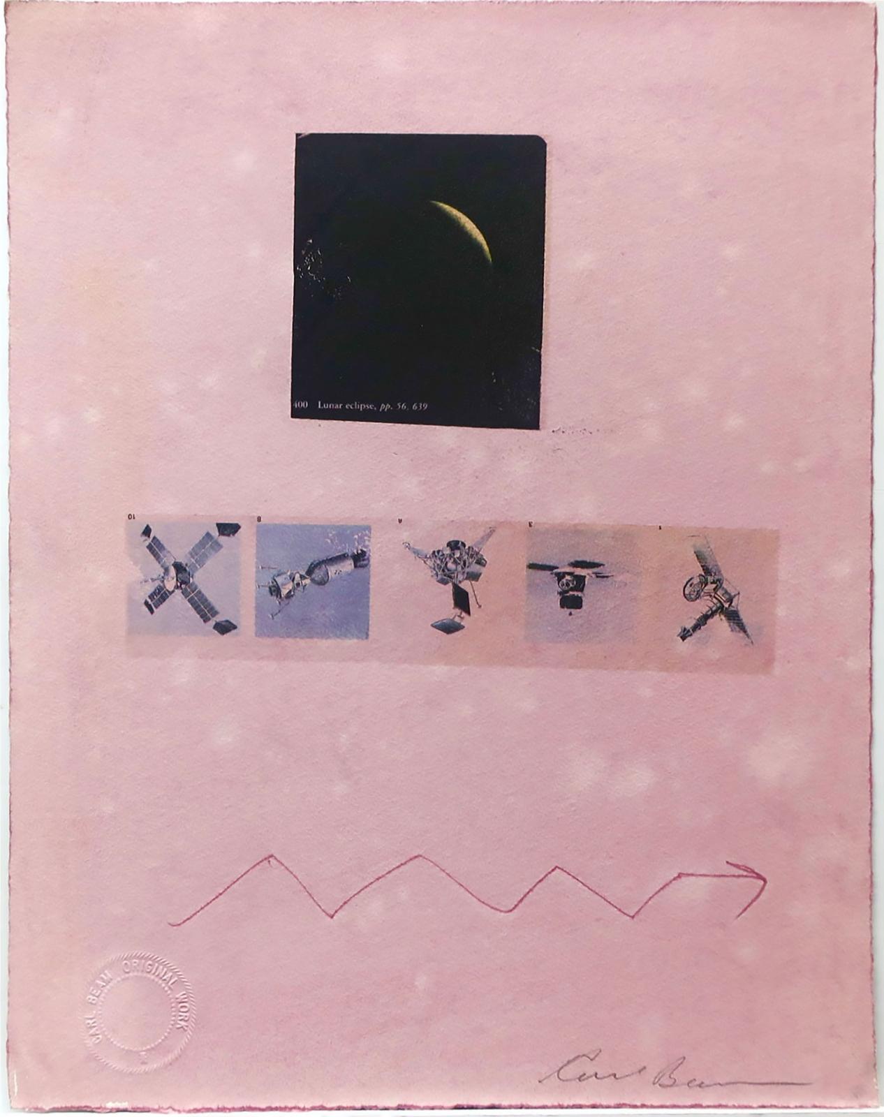 Carl Beam (1943-2005) - Lunar Eclipse/Satelites
