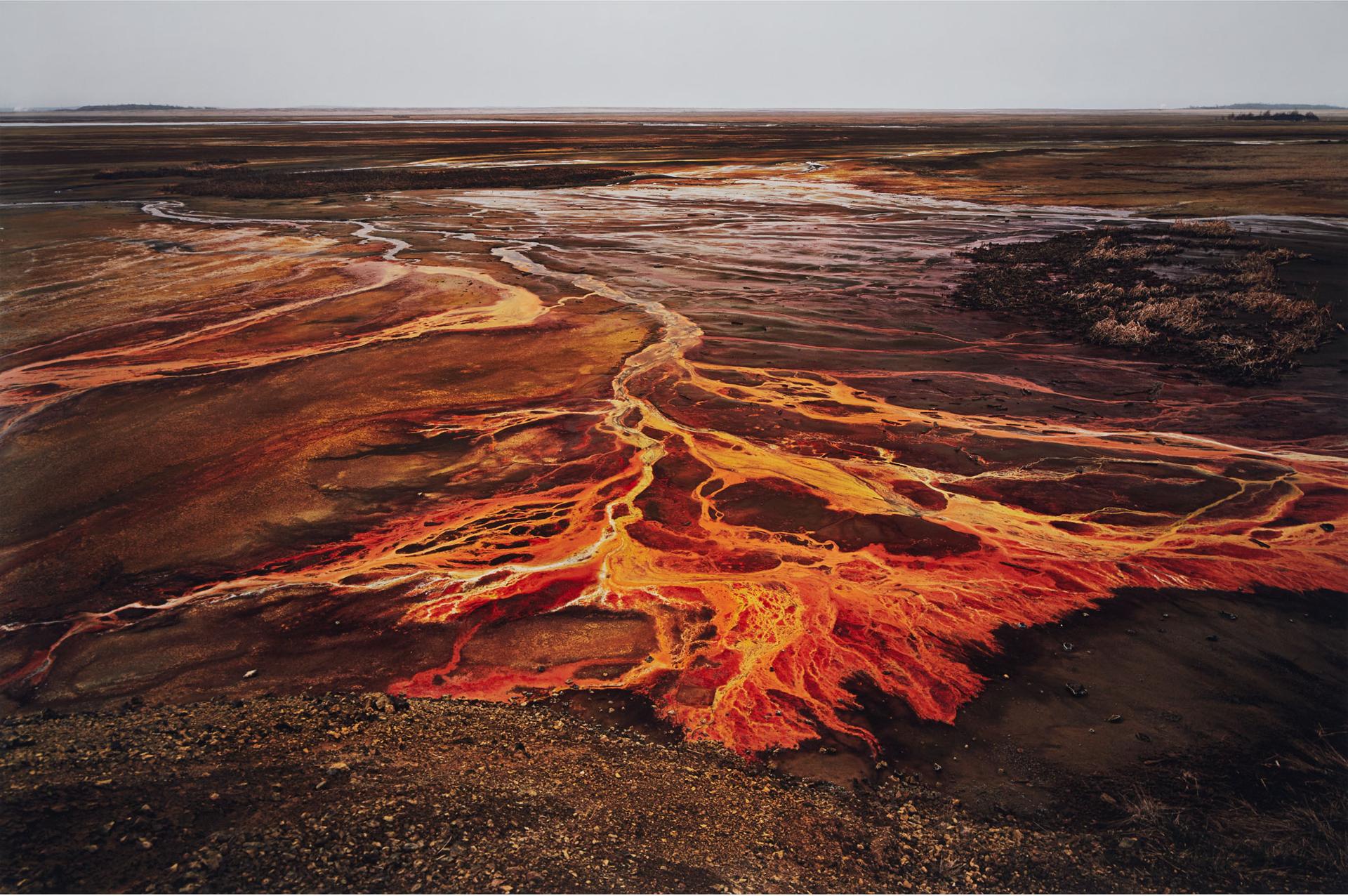 Edward Burtynsky (1955) - Nickel Tailings #30, Sudbury, Ontario, Canada, 1996