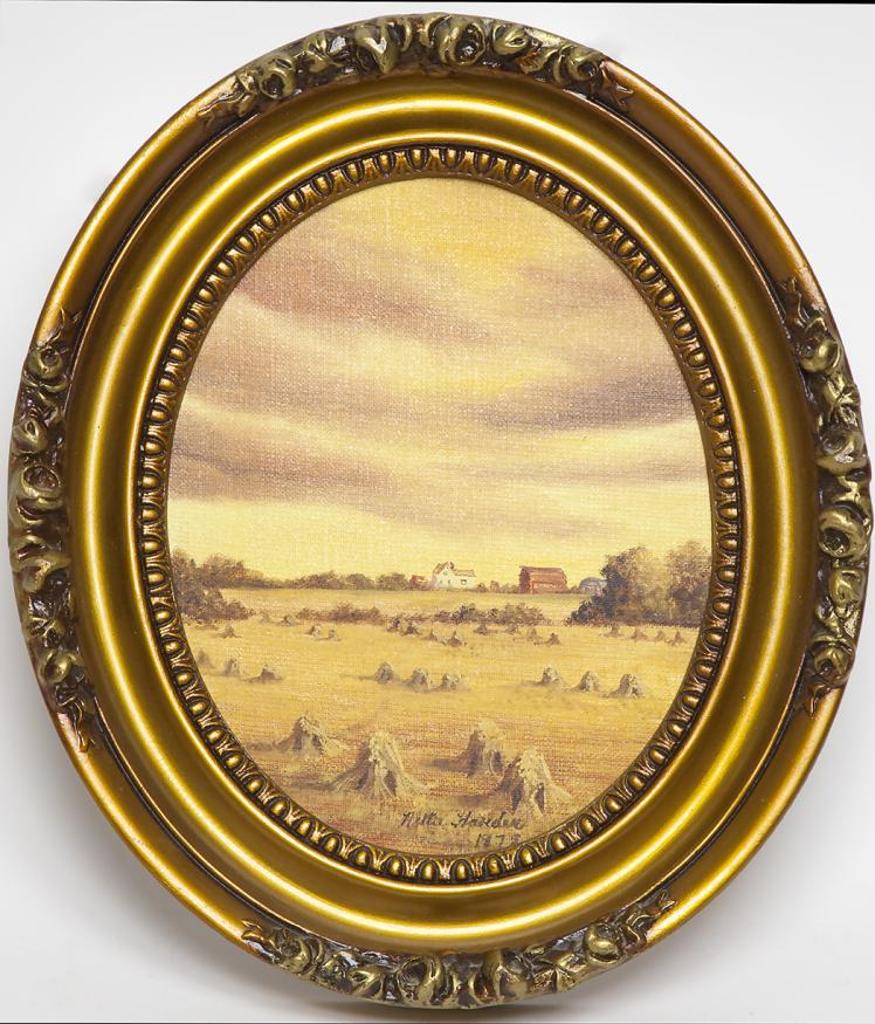 Nettie Harder (1932-2000) - Untitled - Oval Landscape