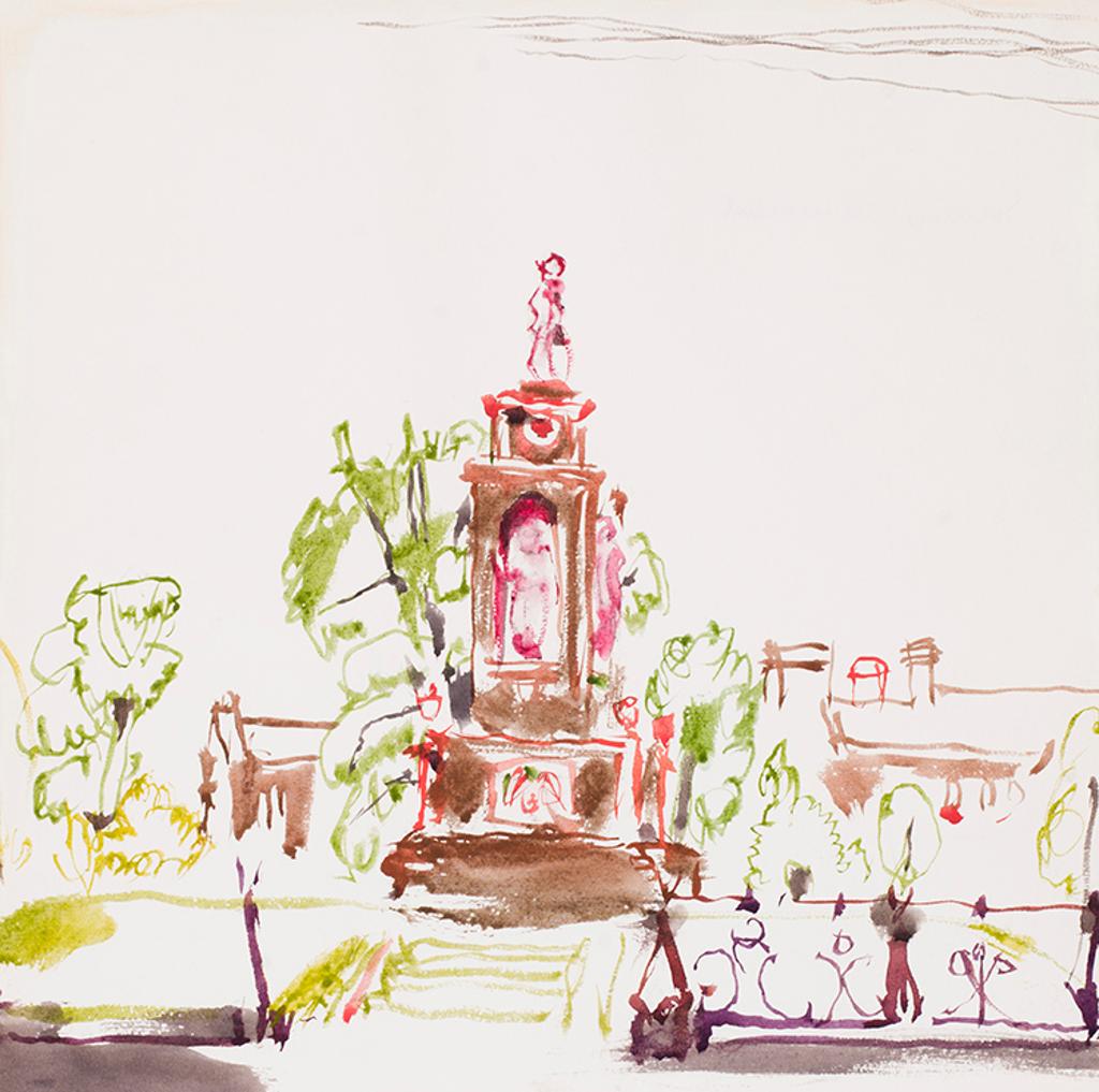 David Browne Milne (1882-1953) - Soldier's Monument, Toronto