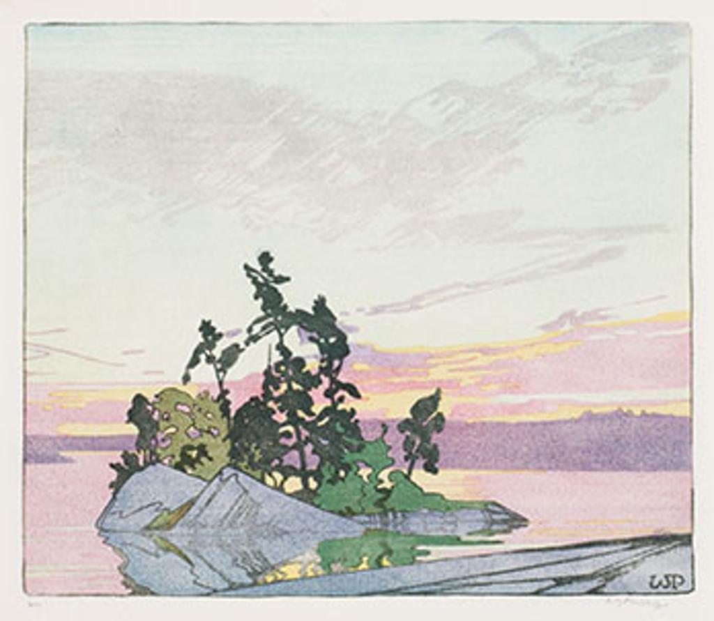 Walter Joseph (W.J.) Phillips (1884-1963) - Sunset, Lake of the Woods