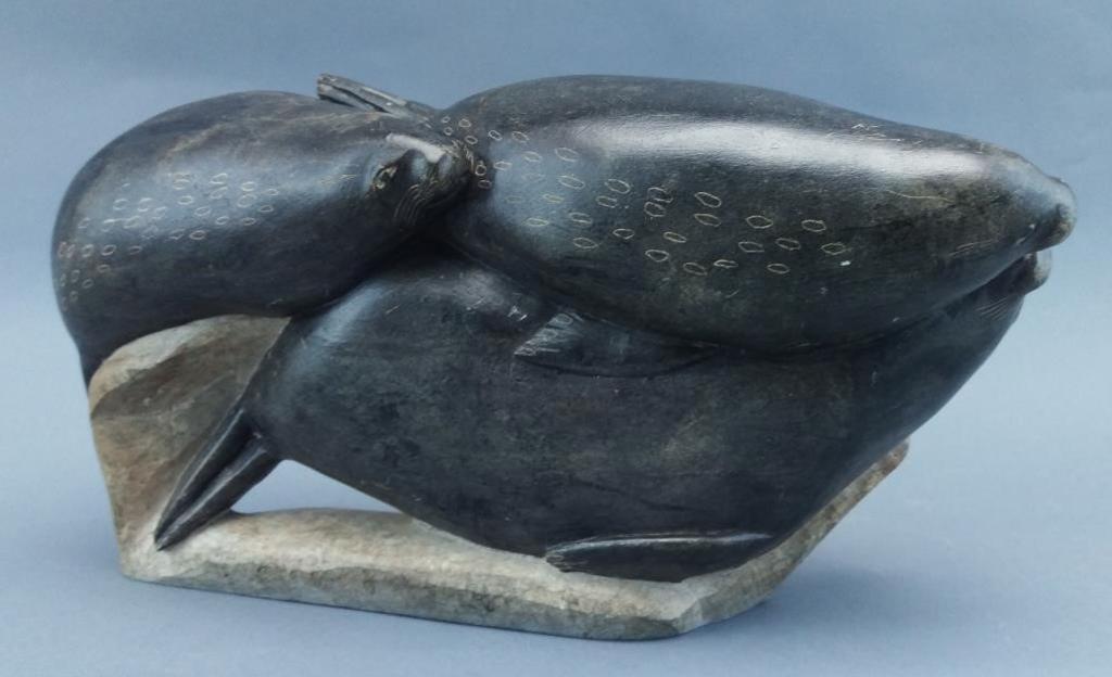 Adamie Alaku Anauta Anautak (1946-2016) - Playing Ring Seals, 1963