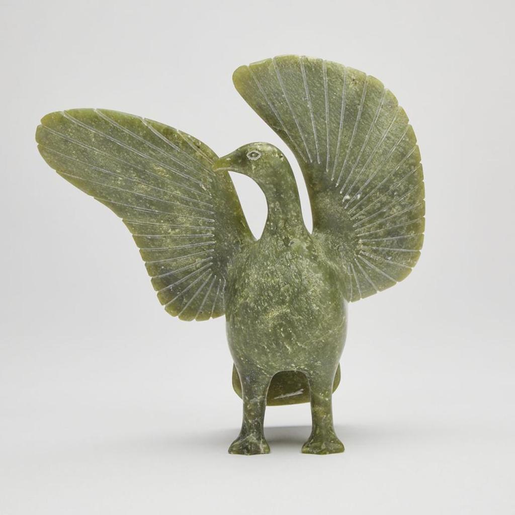 Abraham Etungat (1911-1999) - Bird With Windswept Wings