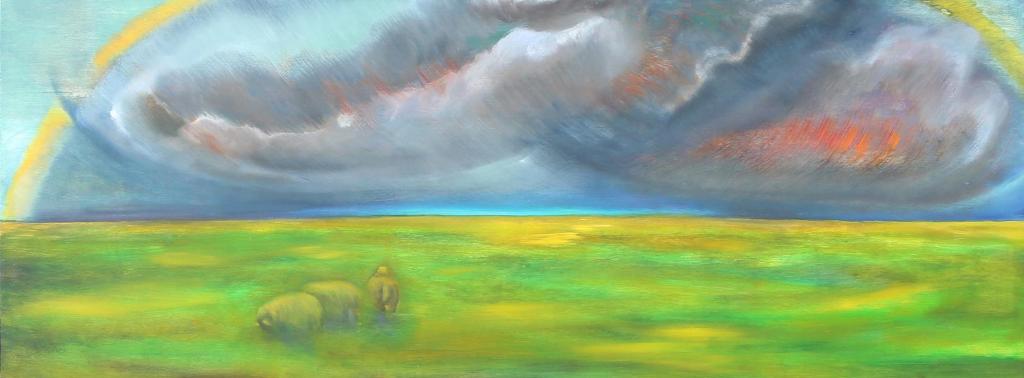 Barbara Milne (1956) - Pasture Storm; 1988