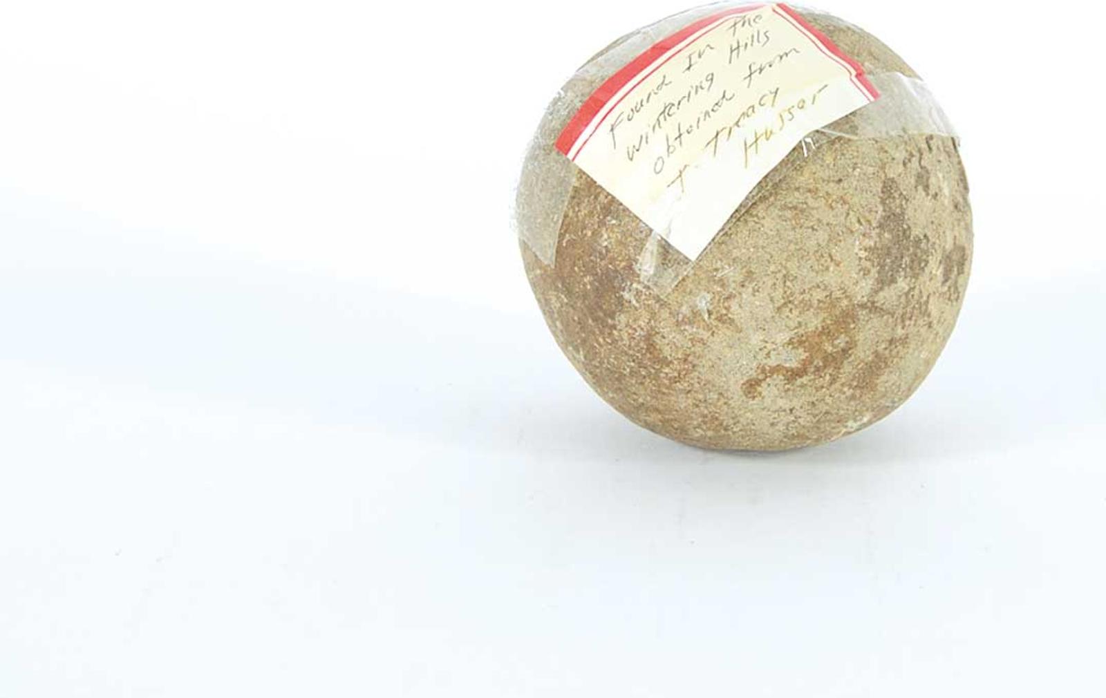 First Nations Basket School - Brown Stone Ball