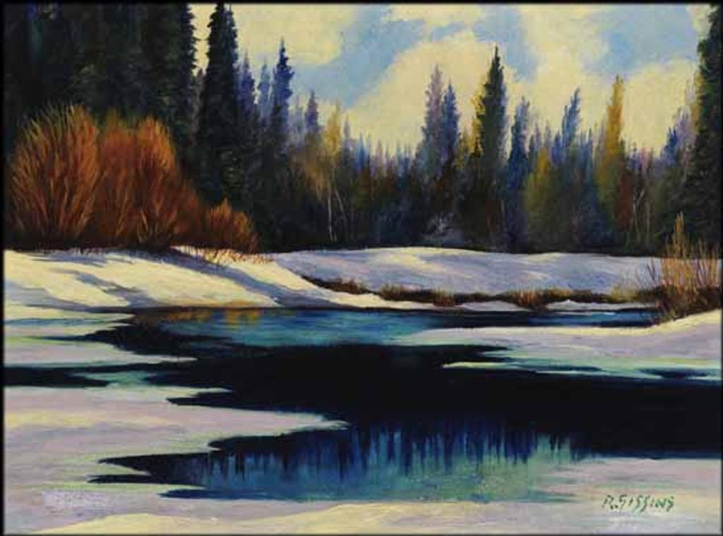 Roland Gissing (1895-1967) - River in Okotoks, Alberta