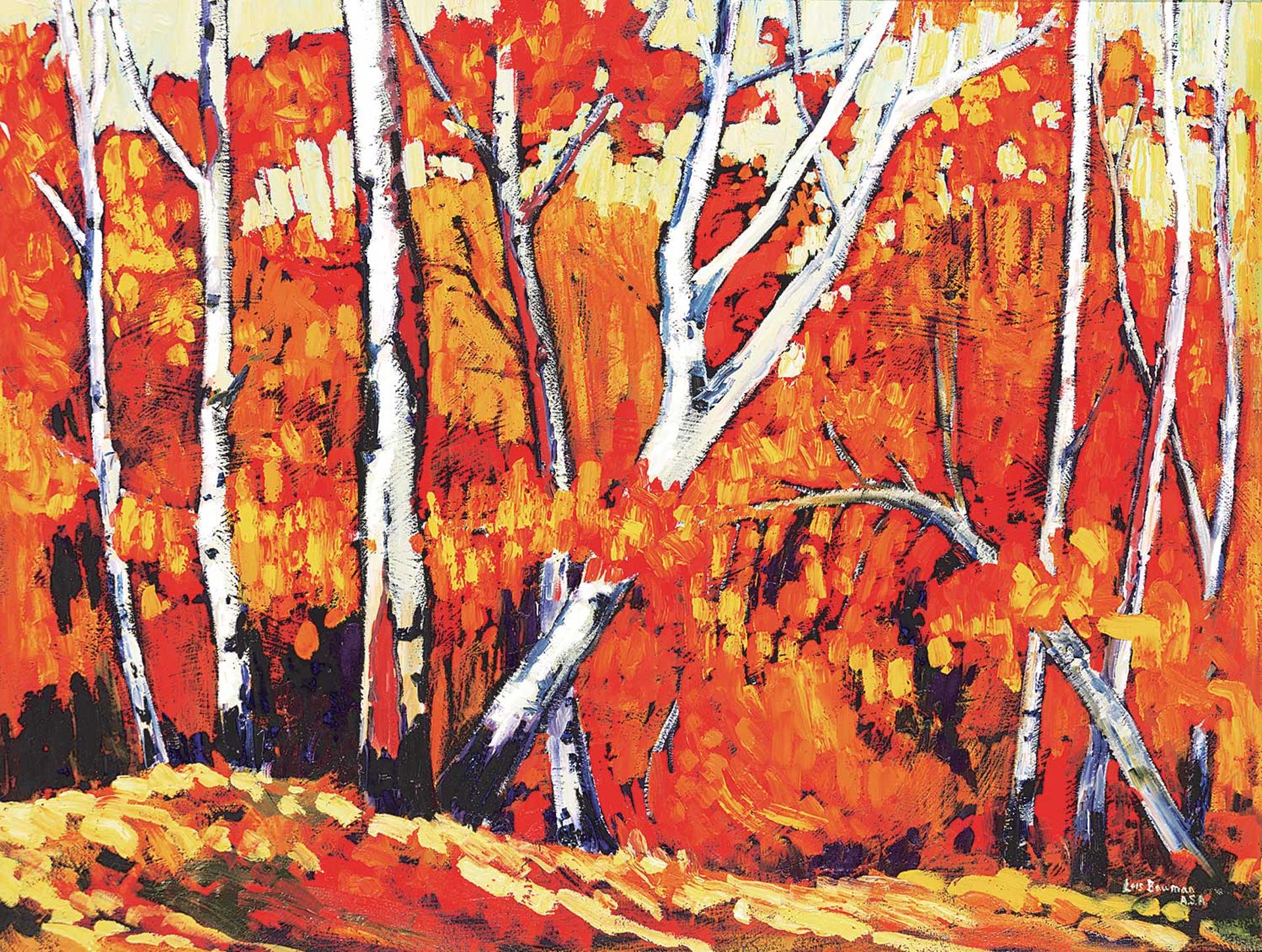 Lois Bauman (1943) - Untitled - Brilliant Autumn