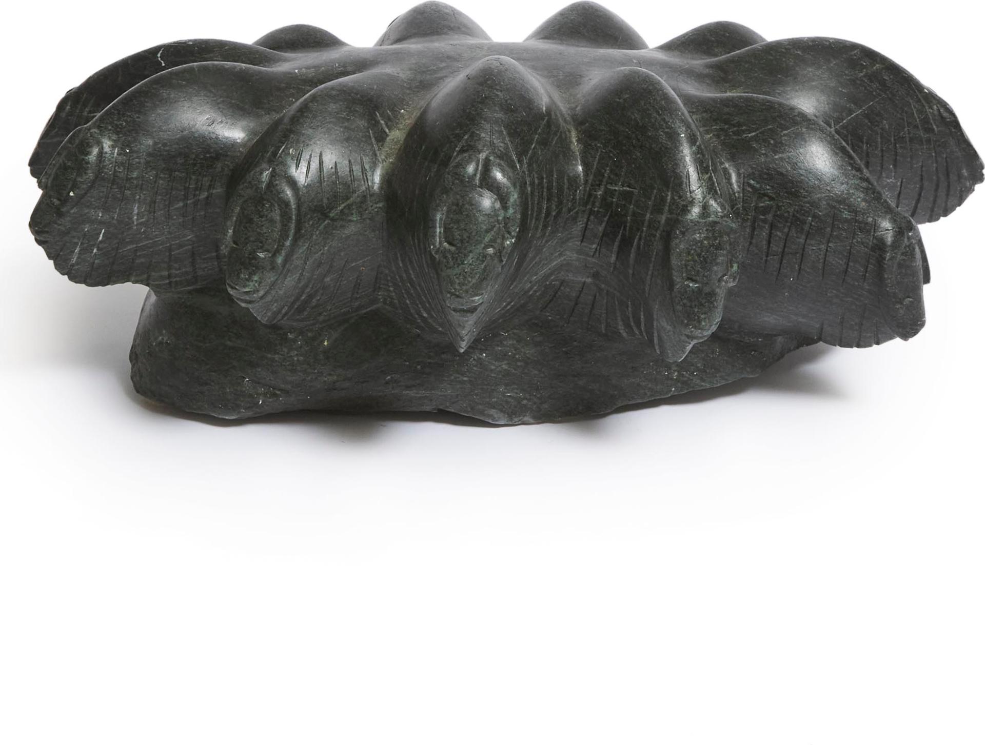 Martha Tickie (1939-2015) - Herd Of Musk Oxen, Ca. 2000
