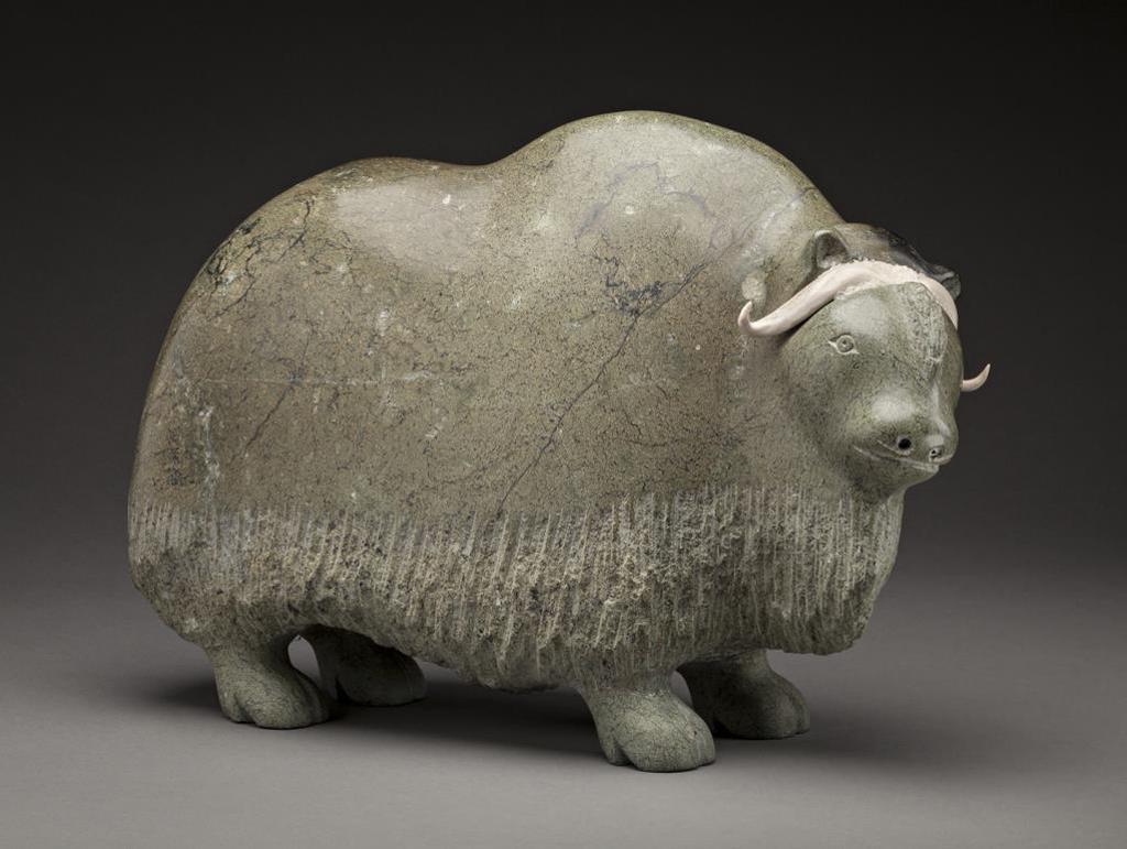 Seepee Ipellie (1940-2000) - and antler