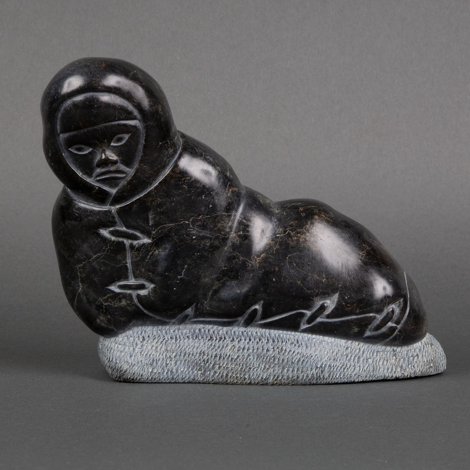 Simeonie Ohaituk (1941) - Woman In Sleeping Bag