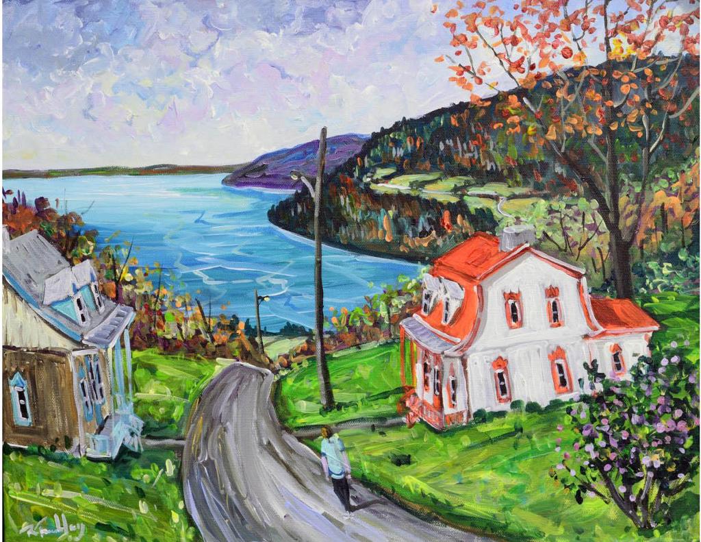 Roland Tremblay (1955) - L'automne à campagne - Charlevoix P.Q