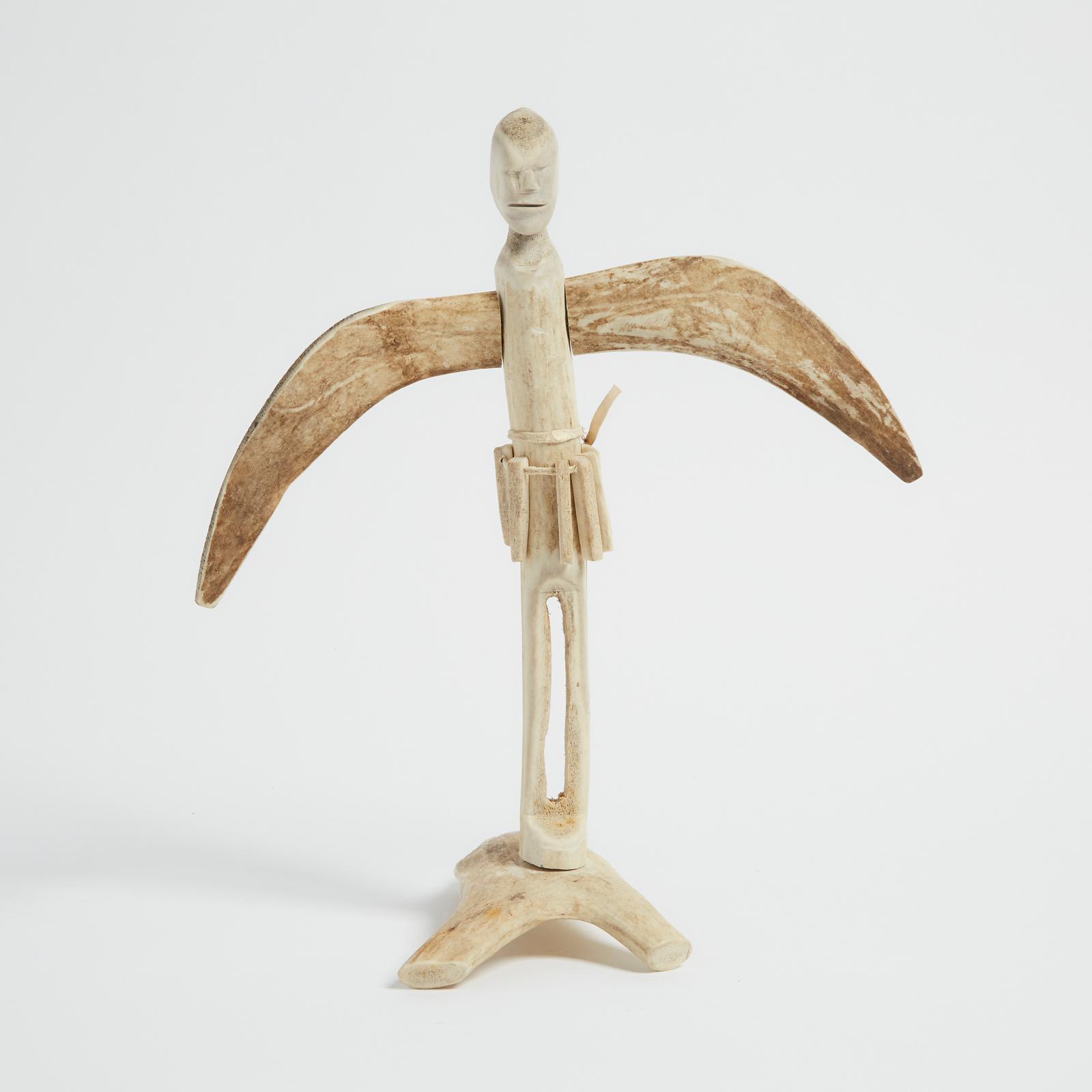 Luke and William Kanak Iksiktaaryuk (1909-1977) - Shaman Prepares To Fly