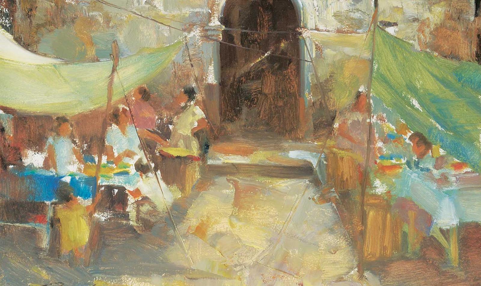 Ramon Kelley - Market at Tepoztlan, Mexico