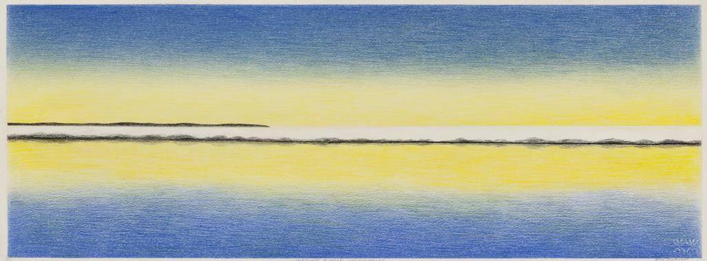 Itee Pootoogook (1951-2014) - Floe Edge, Early Morning 2007
