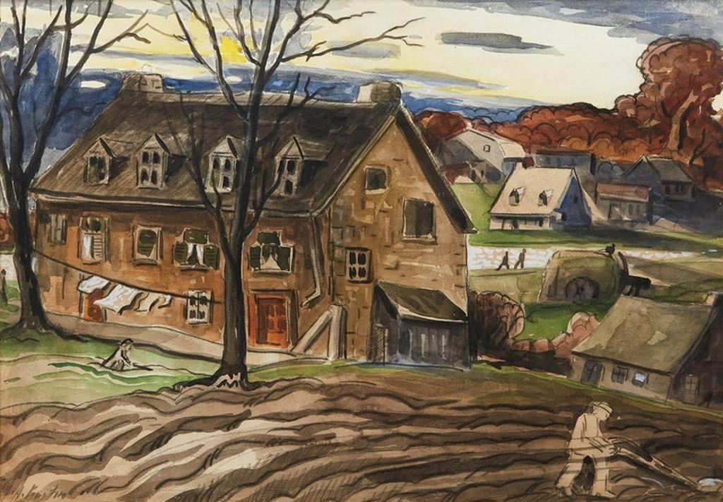 Marc-Aurèle Fortin (1888-1970) - Sainte-Rose (circa 1928)