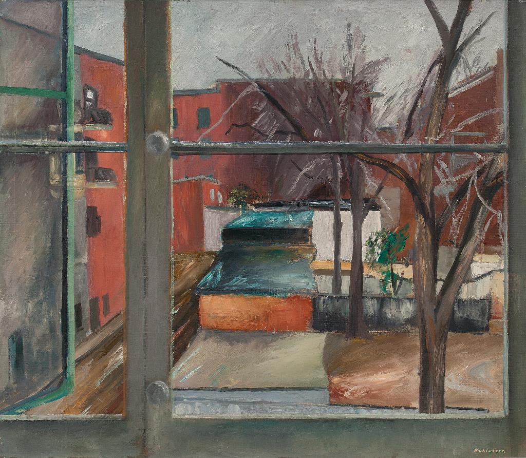Louis Muhlstock (1904-2001) - Gray Day, Facing La Ruelle Ste. Famille