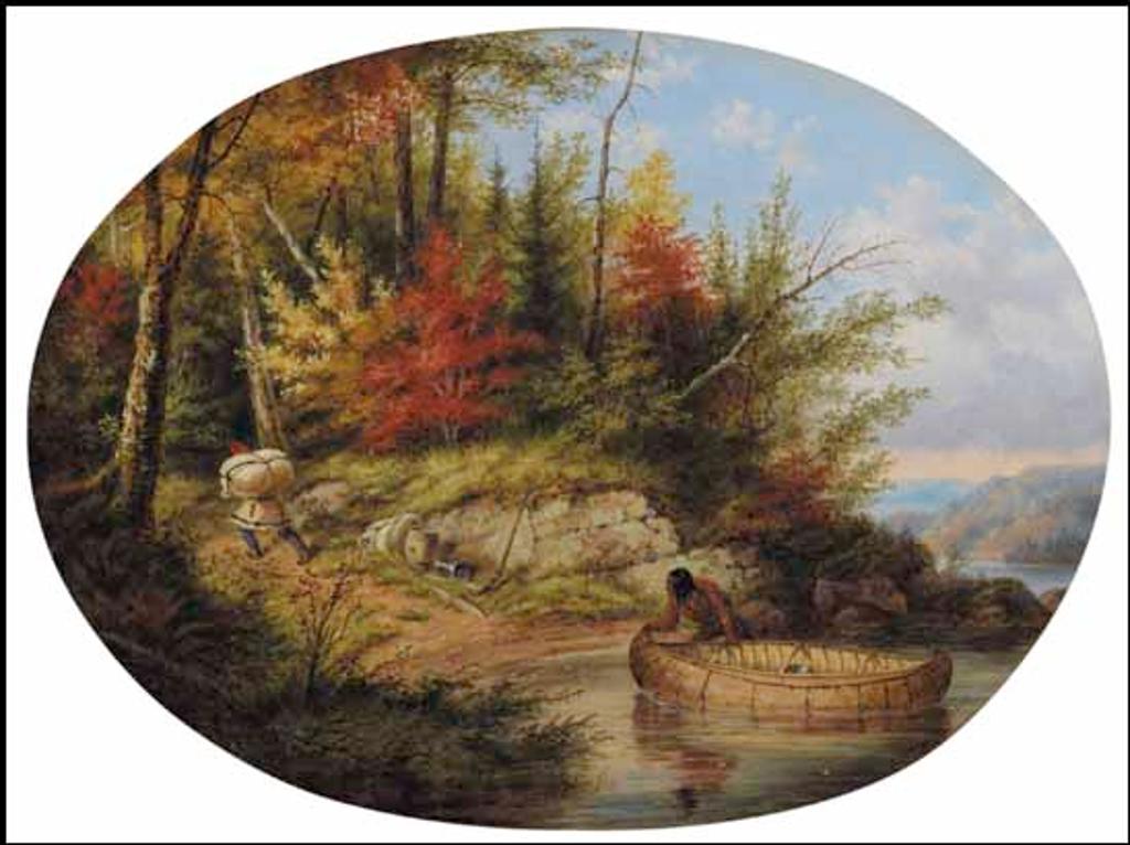 Cornelius David Krieghoff (1815-1872) - Reaching Shore
