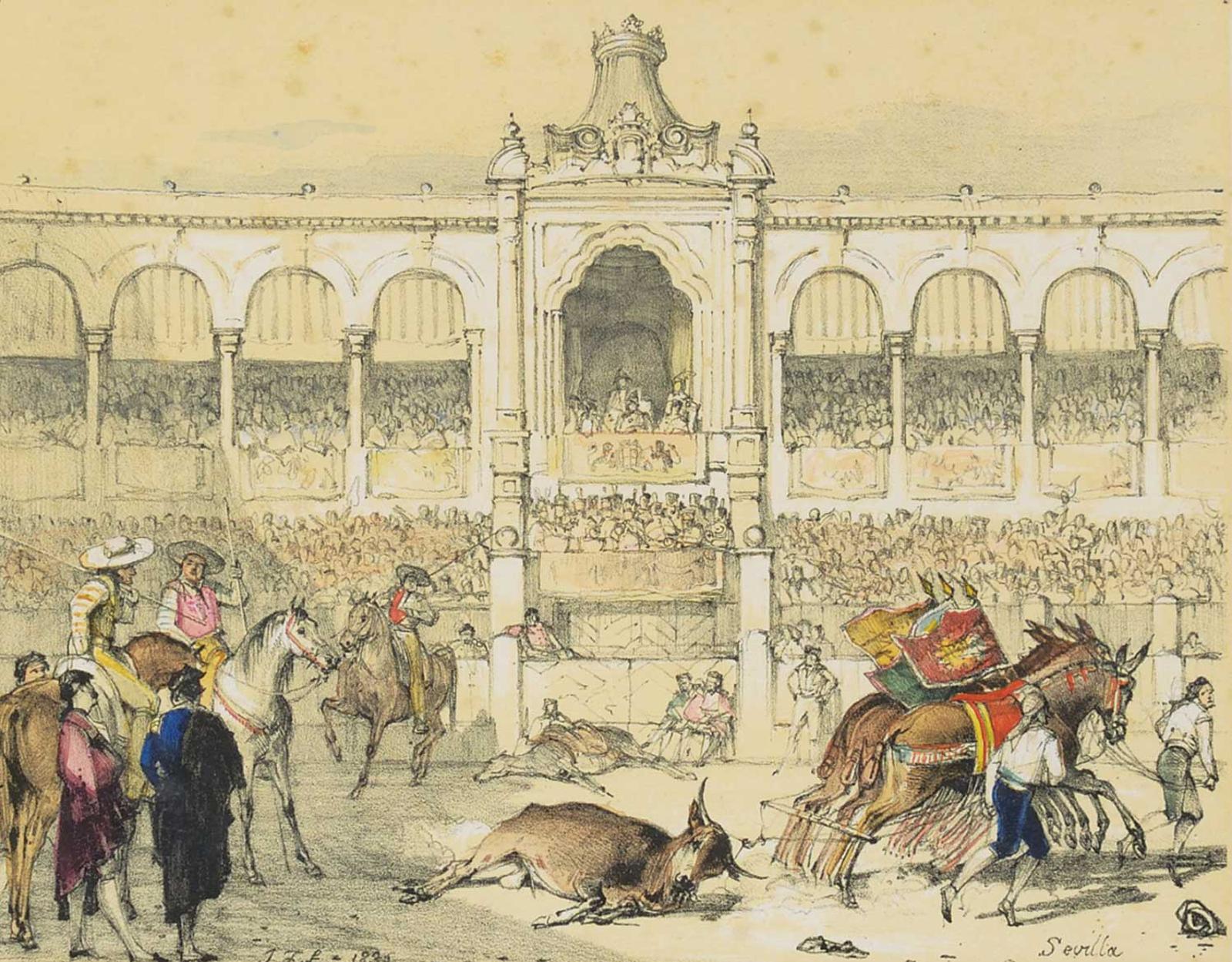 John Frederick Lewis - Untitled - After the Bullfight