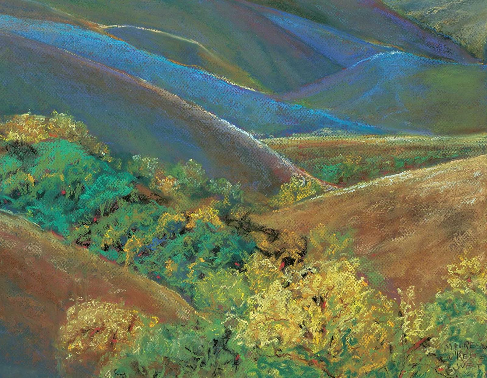 Maureen O'keefe West - Untitled - Springtime in the Badlands