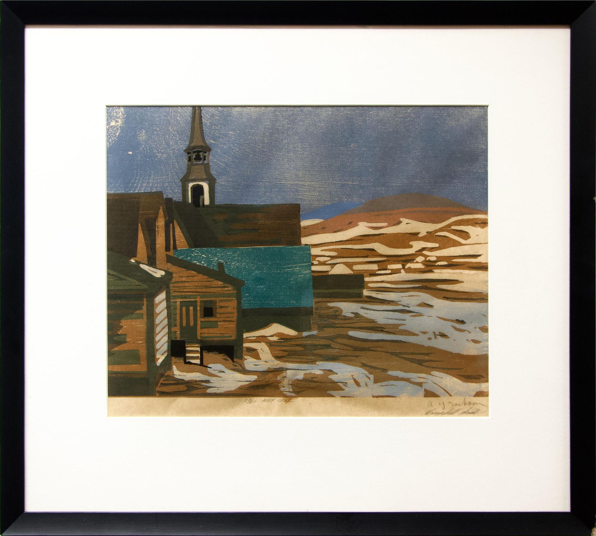 Alexander Young (A. Y.) Jackson (1882-1974) - Untitled (Village In Winter)