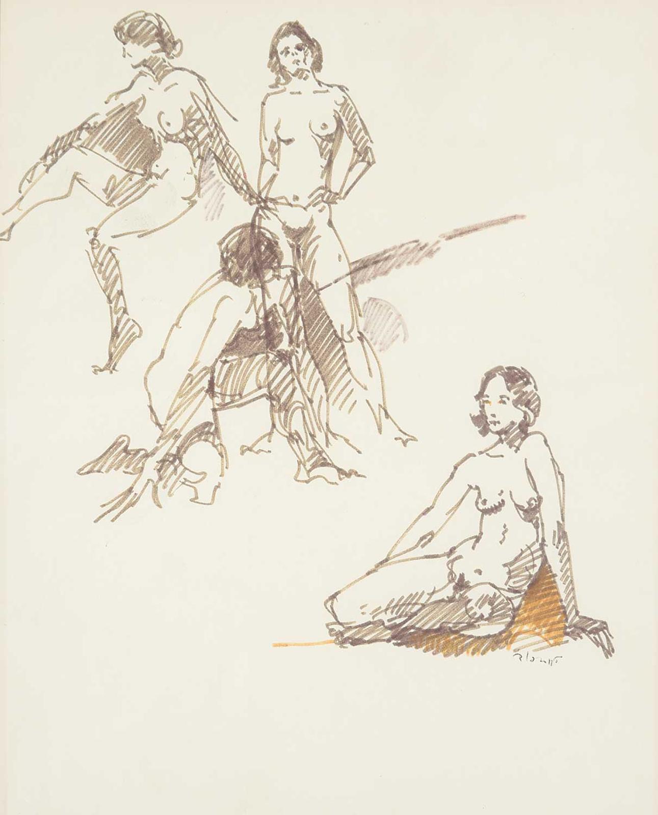 Warner R. Plangg (1934-1994) - Eagles Nancy re Centaur Sculpture
