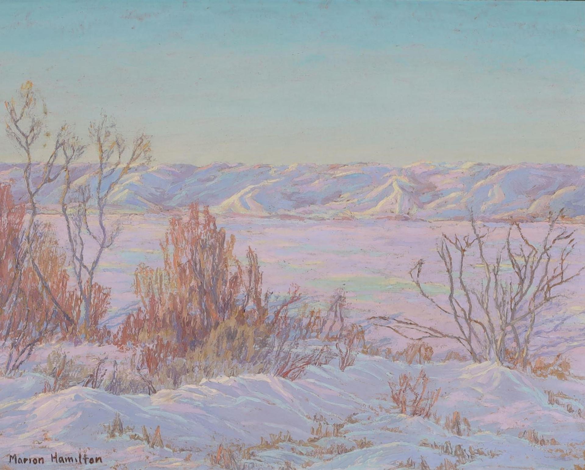 Bernice Marion Hamilton (1905-1954) - Winter, Quappelle Valley