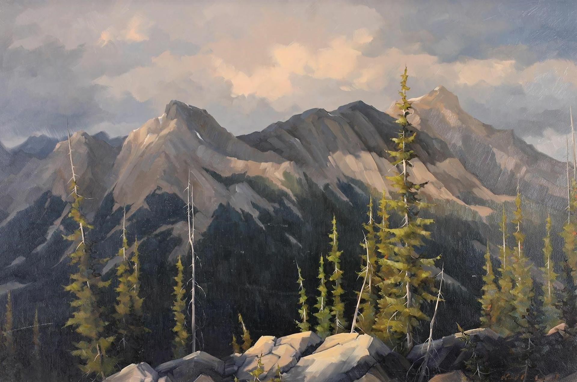 Karl E. Wood (1944-1990) - N.E. From Mt. Revelstoke
