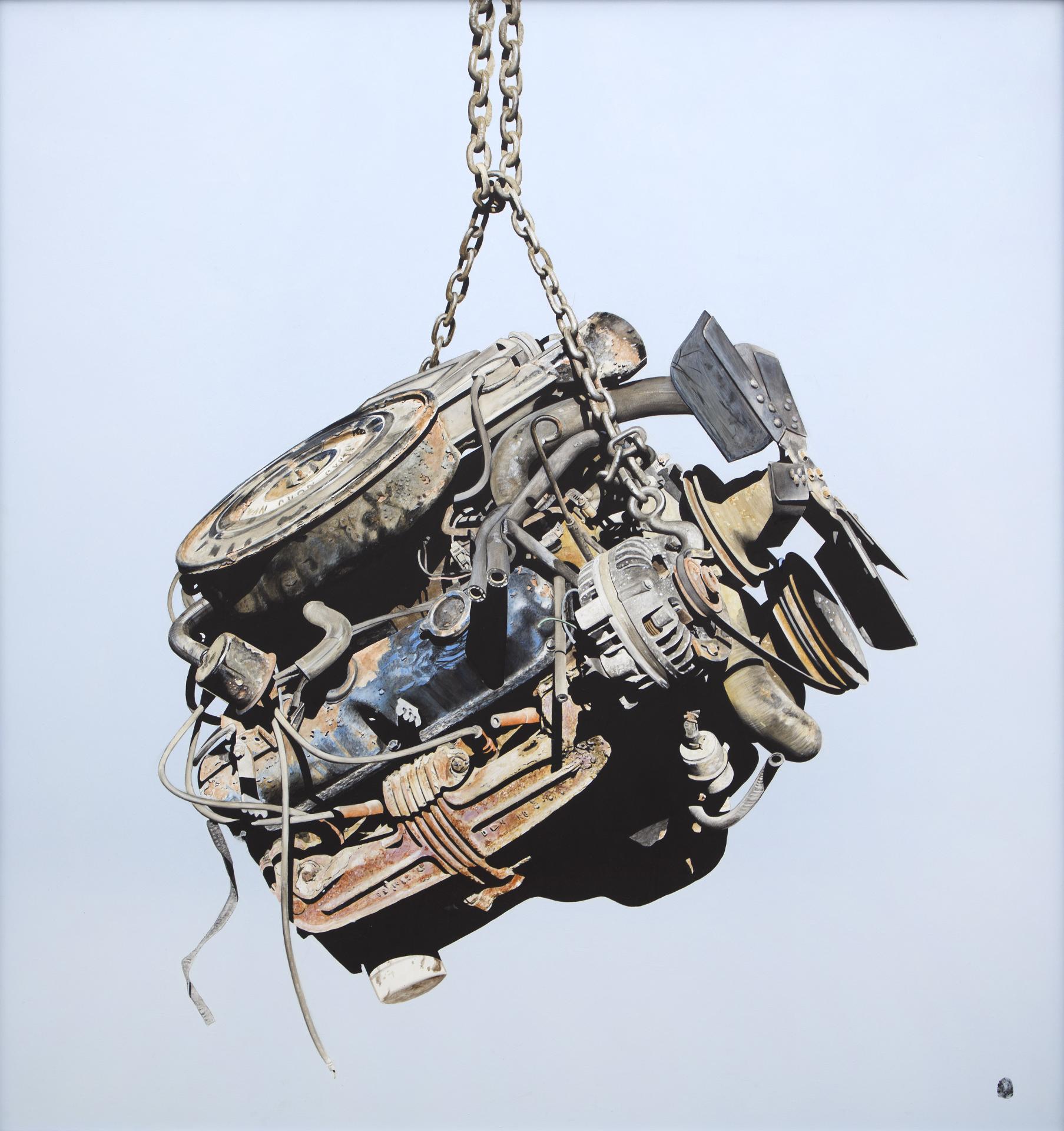 Serge Lemoyne (1941-1998) - Le moteur Chrysler 360, 1993