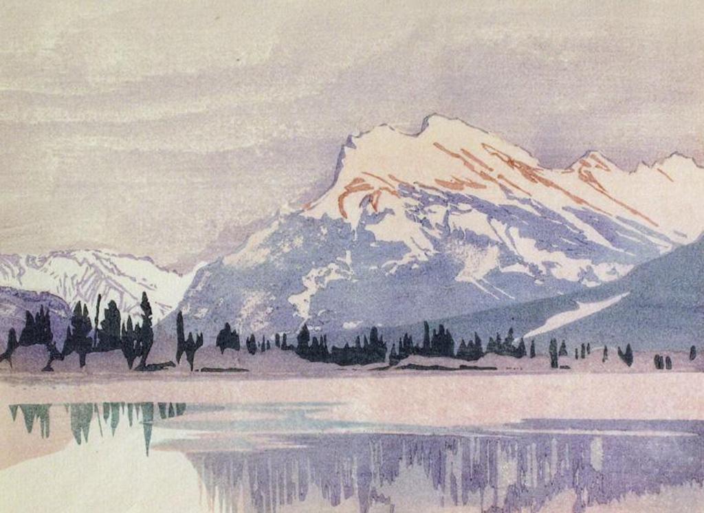 Walter Joseph (W.J.) Phillips (1884-1963) - Rundle In Winter; 1949