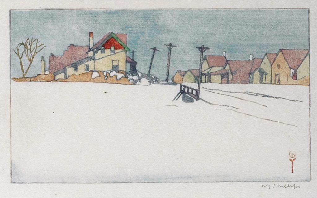 Walter Joseph (W.J.) Phillips (1884-1963) - Suburban Street