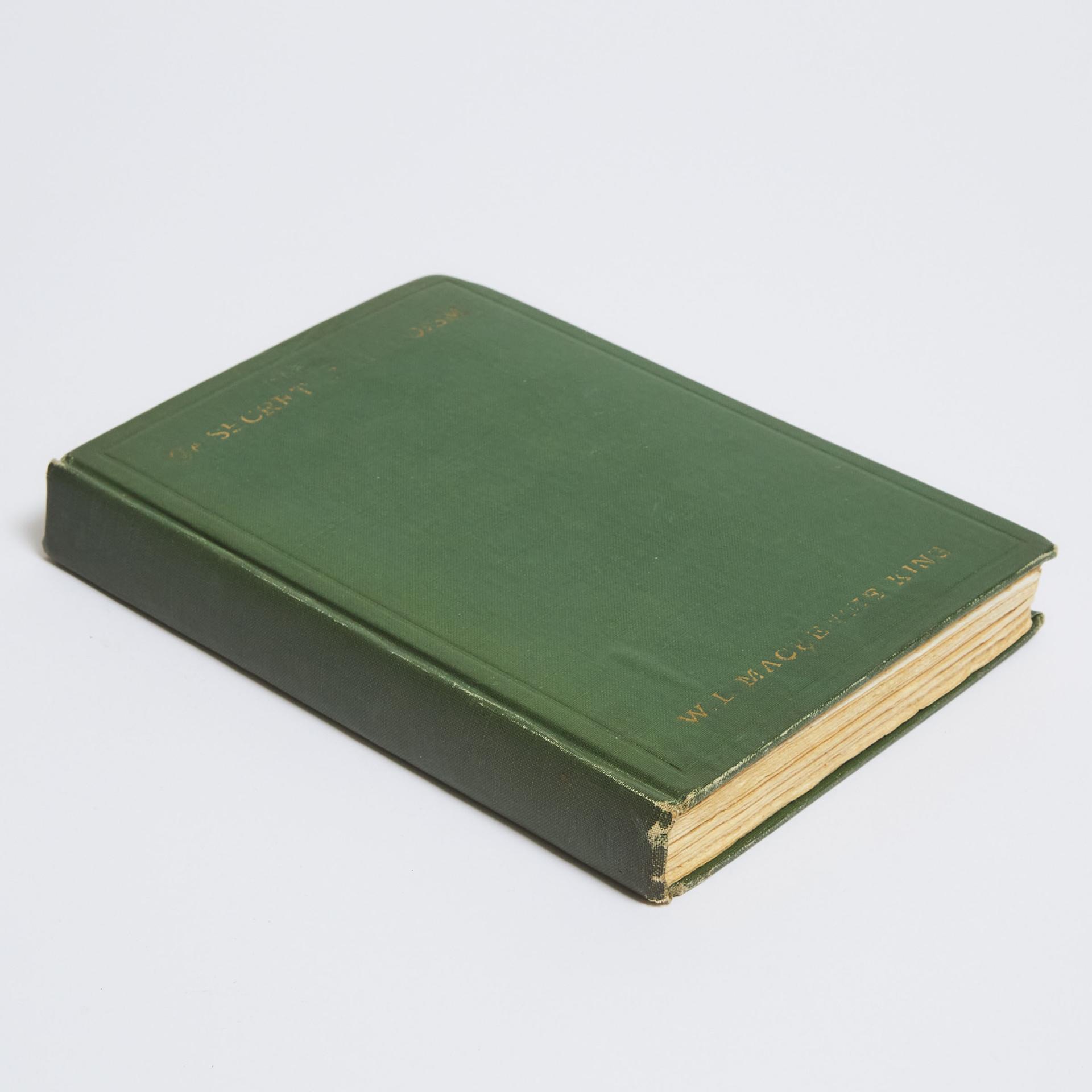 William Lyon MacKenzie King - A Memoir Of Henry Albert Harper