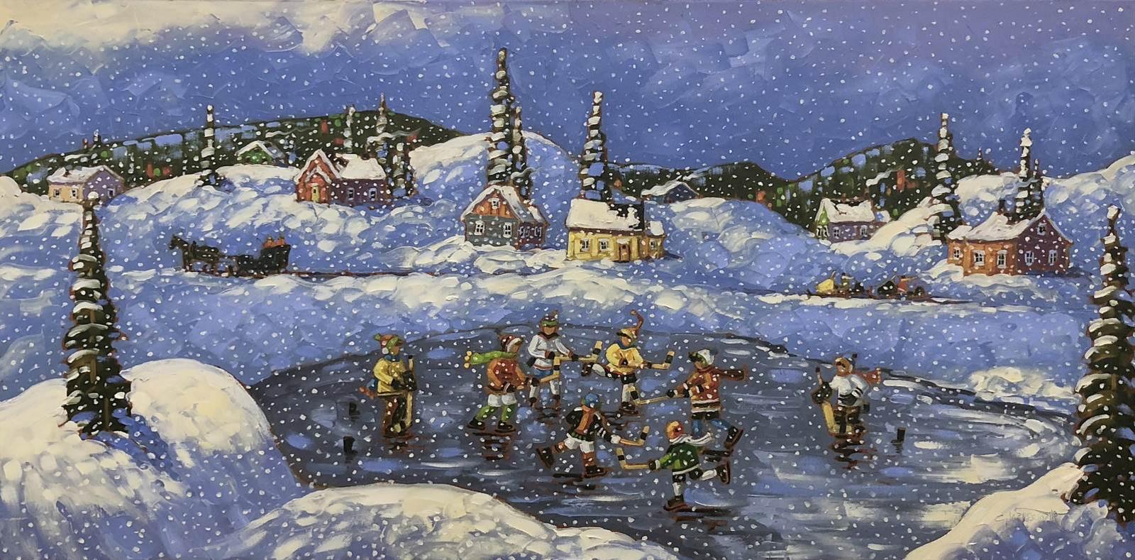 Rod Charlesworth (1955) - Snowflake Shinny