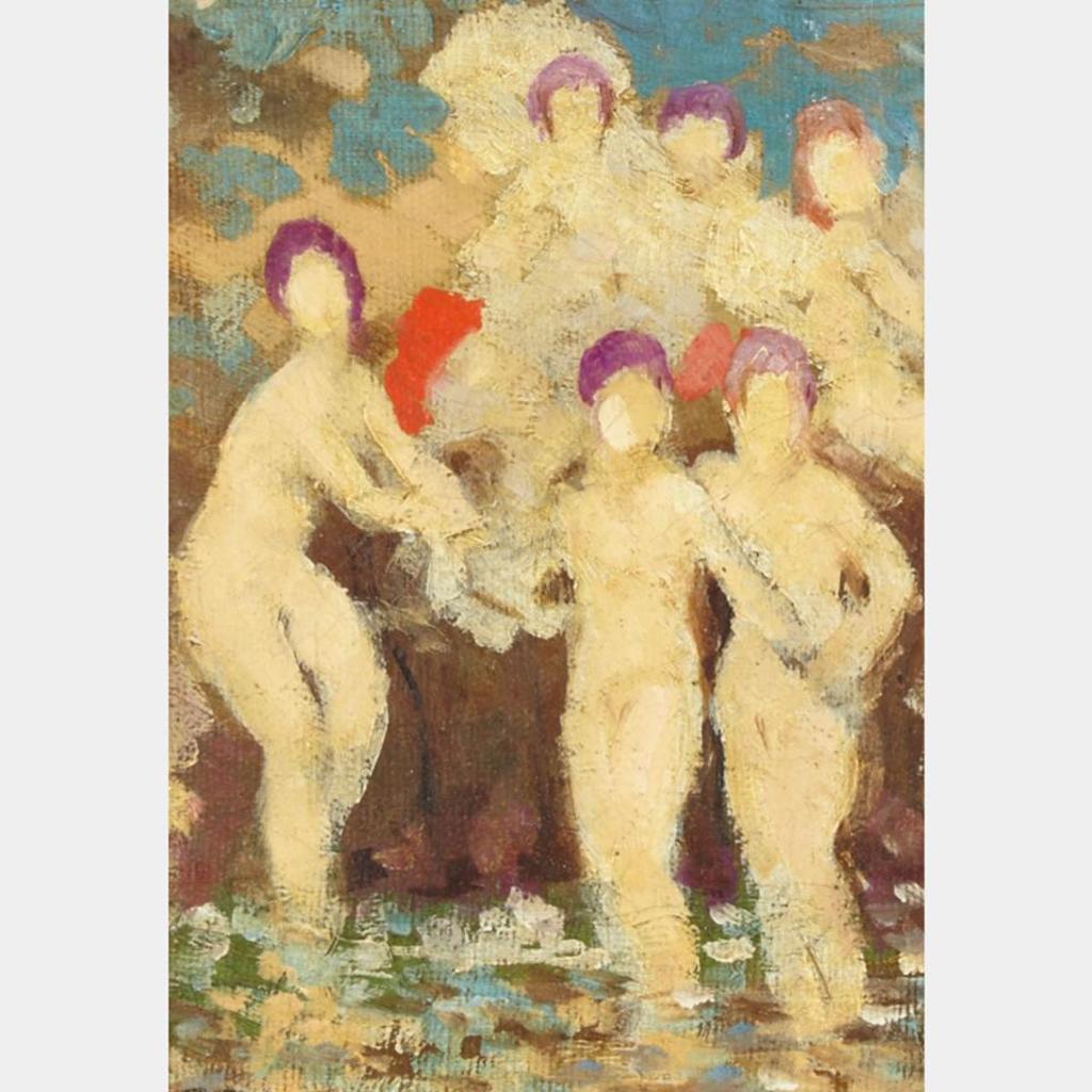 Randolph Stanley Hewton (1888-1960) - The Bathers