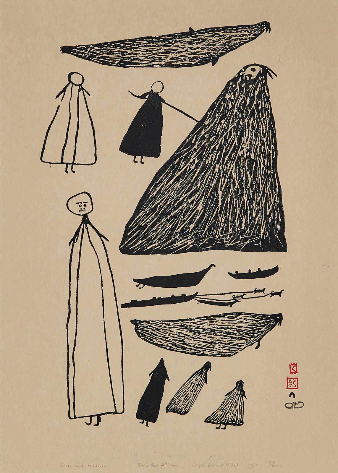 Parr (1893-1969) - Men And Walrus