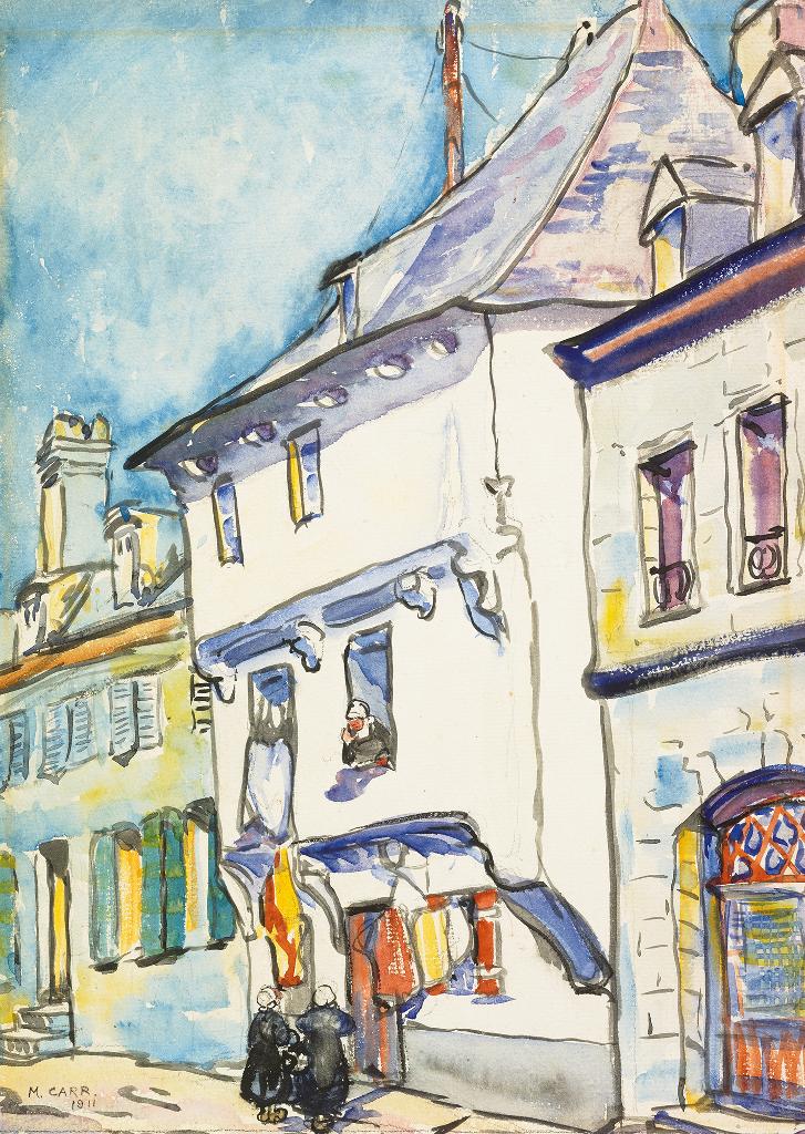 Emily Carr (1871-1945) - European Street Scene
