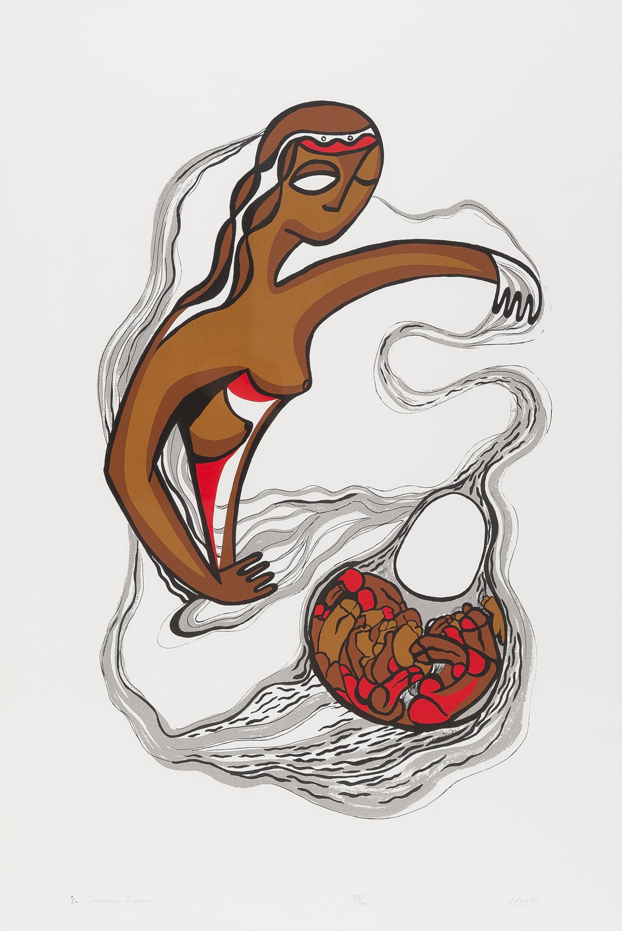Daphne Odjig (1919-2016) - Medicine Dream