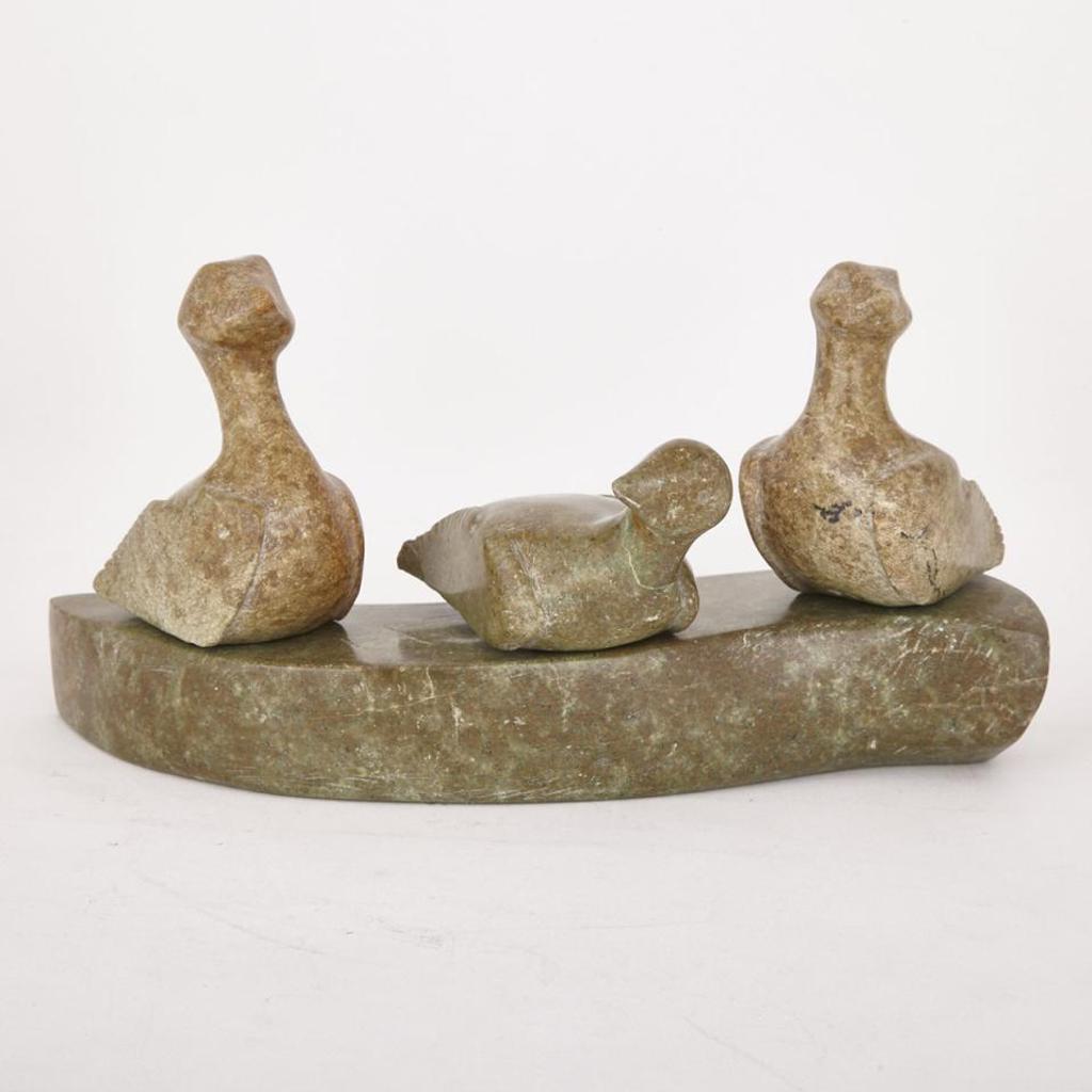 Mark Iola Pitsiulak (1954) - Three Birds On Base