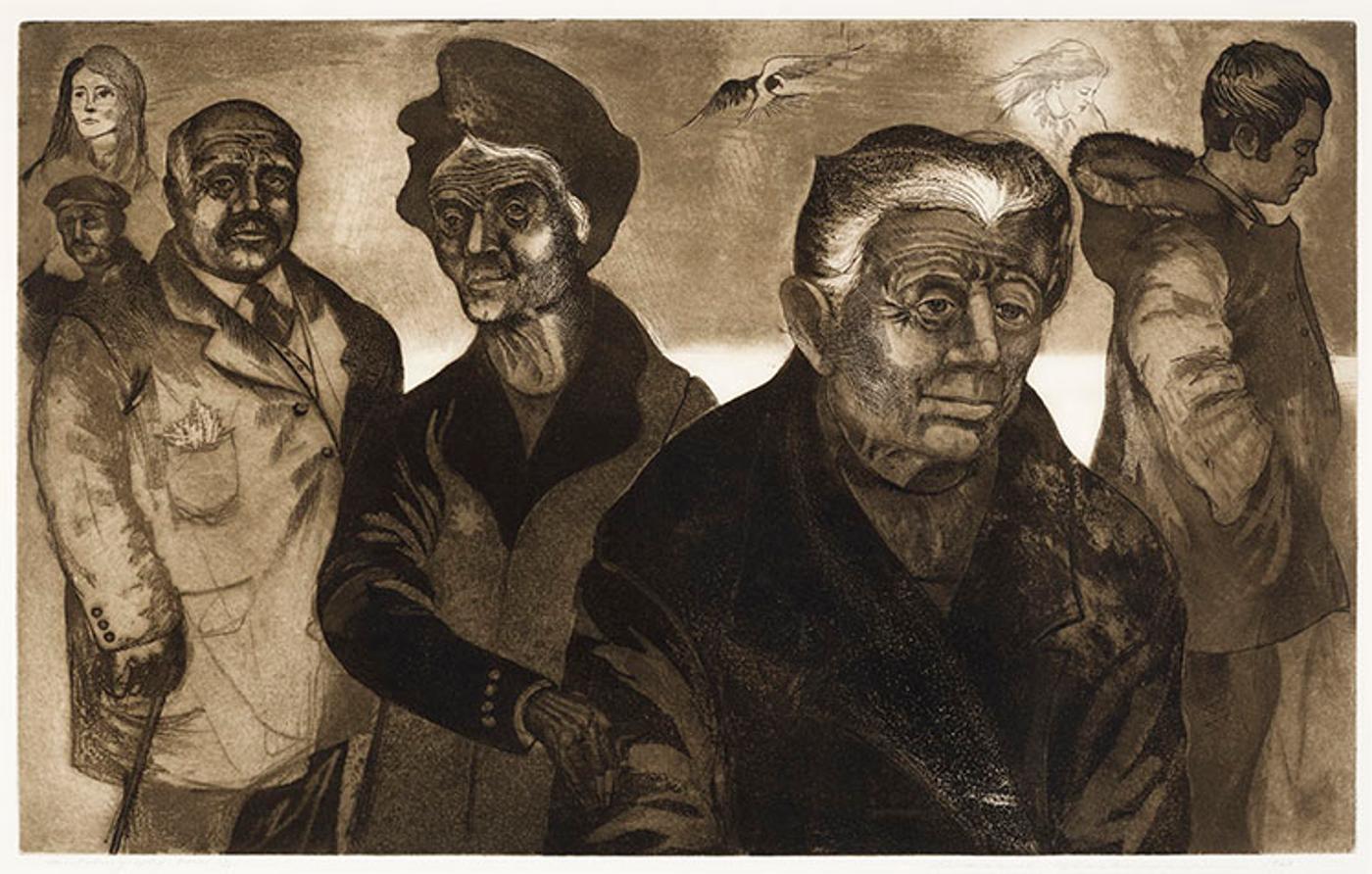 David Lloyd Blackwood (1941-2022) - Faces