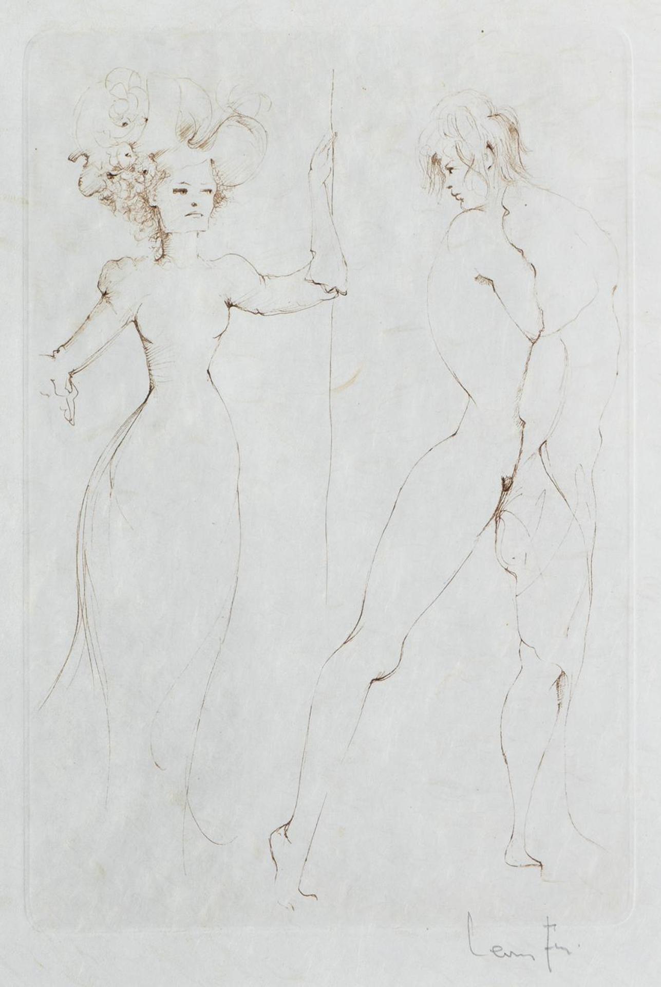 Leonor Fini (1908-1996) - Untitled - Two Figures