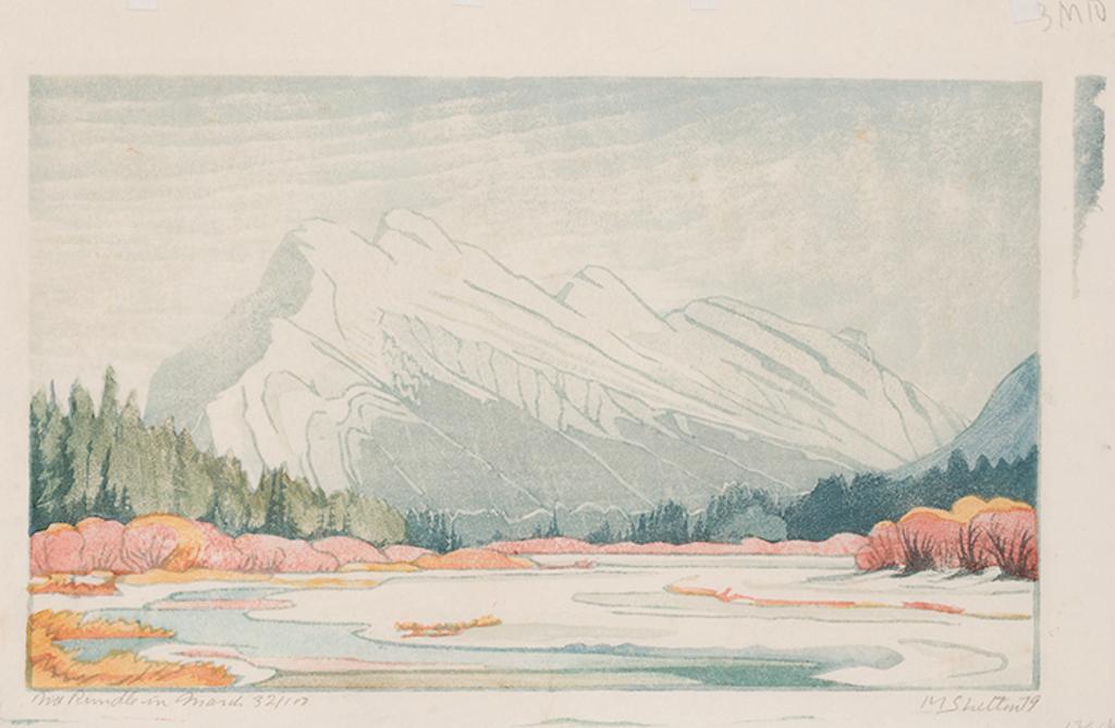 Margaret Dorothy Shelton (1915-1984) - Mt. Rundle in March