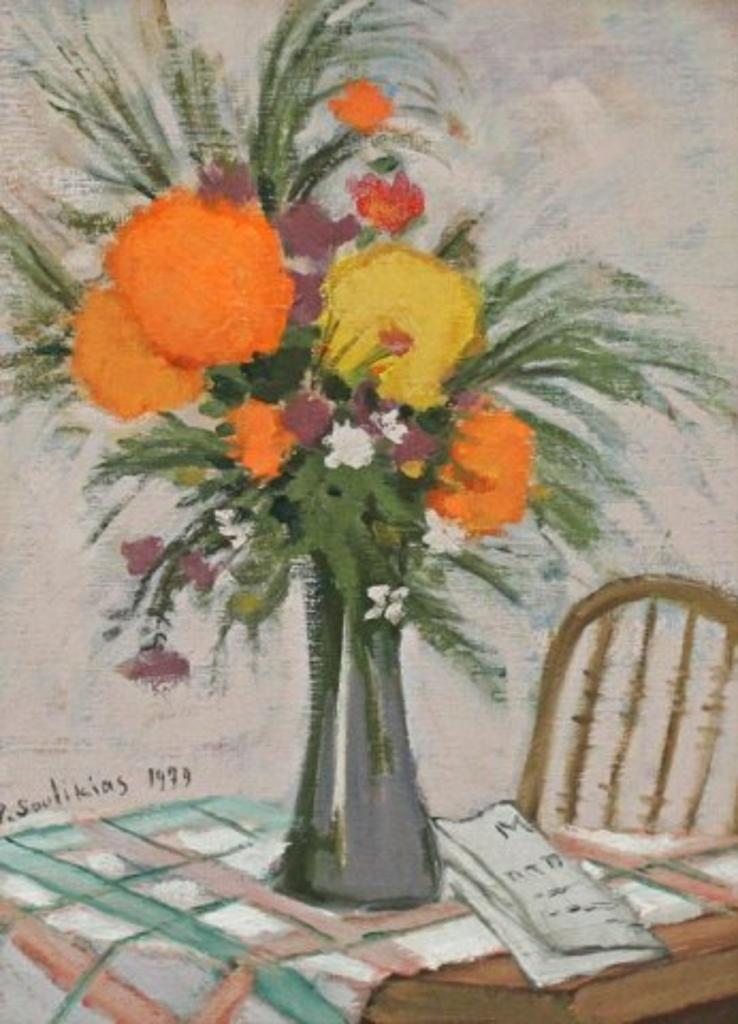 Paul Paleologos Soulikias (1926-2023) - Still Life With Flowers