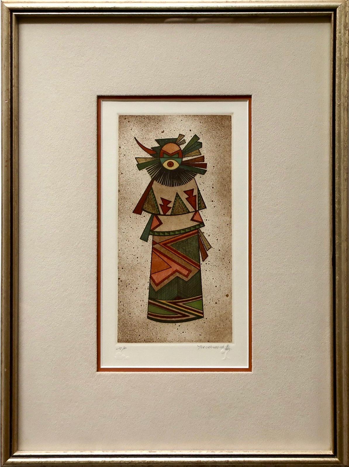 Helen Hardin [tsa-Sah-Wee-Eh] (1941) - Southwest Figure In Traditional Dress