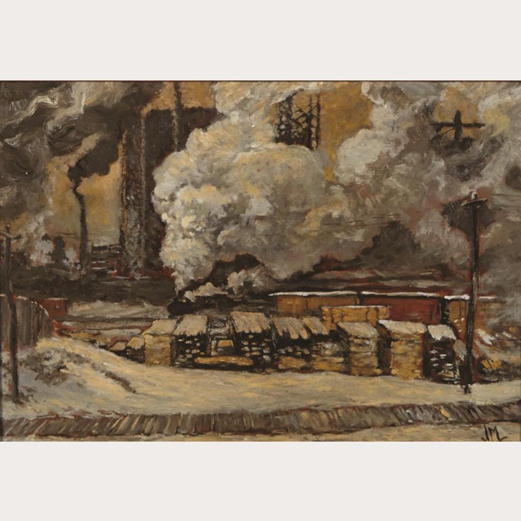 James Edward Hervey (J.E.H.) MacDonald (1873-1932) - Sketch For Tracks And Traffic